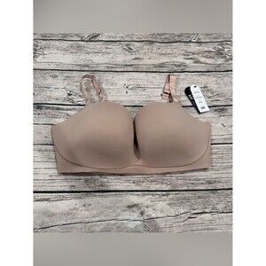 NWT Eby Wireless Pain Free T-Shirt Bra in Beige Size XLDD